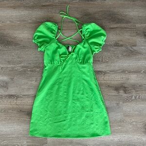 H&M Divided Puff Sleeve Dress